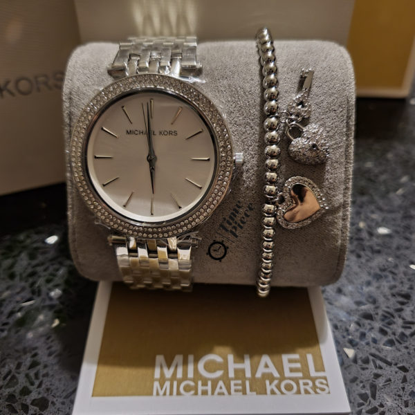 סט לאישה צמיד ושעון מייקל קורס MK3190