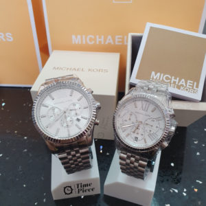 סט שעוני מייקל קורס ‏תואמים לזוג דגמים Michael Kors MK8405-MK5555