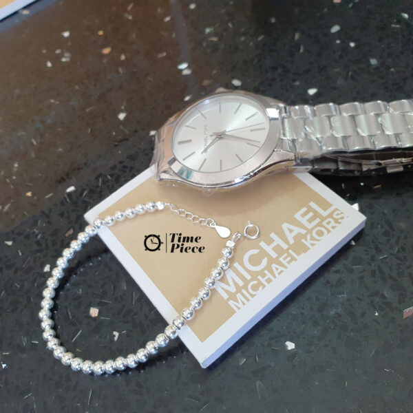 סט צמיד ושעון מייקל קורס לאישה Michael Kors MK3178B