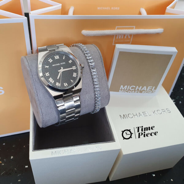 סט צמיד ושעון יד מייקל קורס לאישה Michael Kors MK6113T