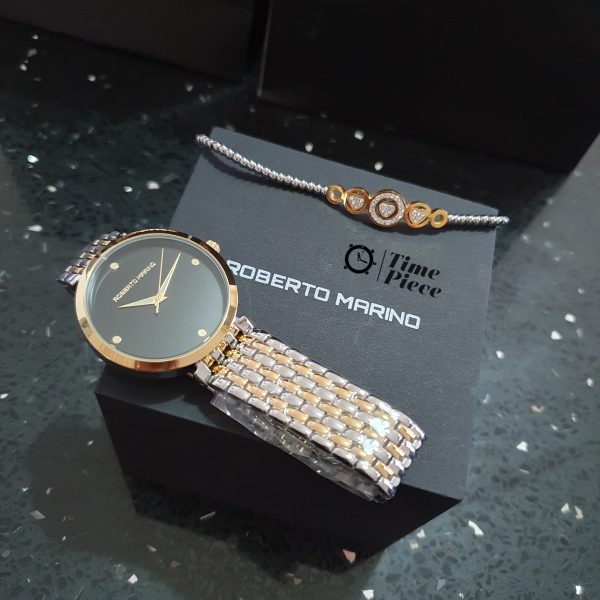 סט צמיד ושעון רוברטו מרינו Roberto Marino RM4625B